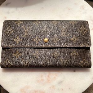 Louis Vuitton Monogram Porte Tresor International Trifold Long Wallet